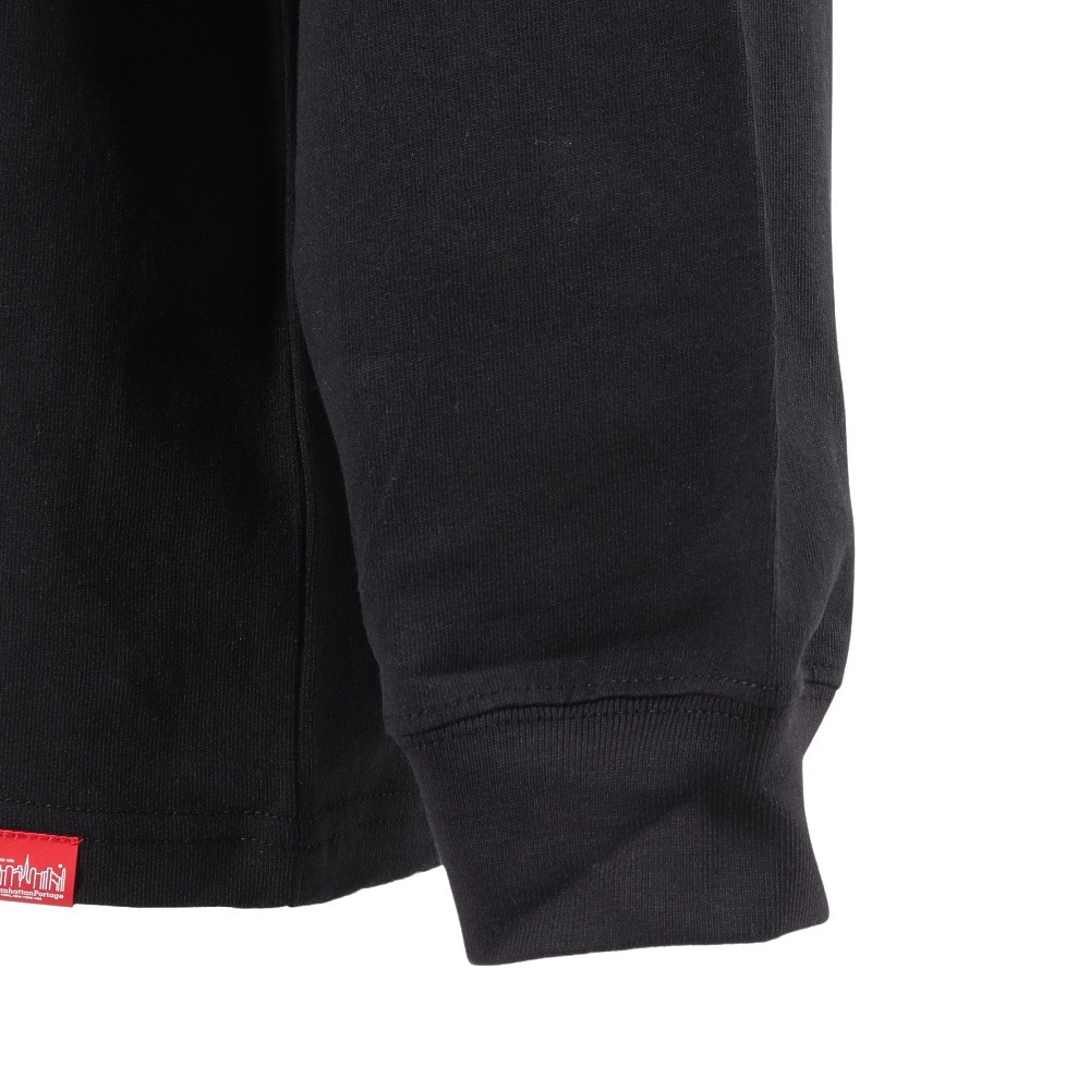 マンハッタンポーテージ（ManhattanPortage）（メンズ）長袖プリントTシャツ 23FW-MP-M549 BLK