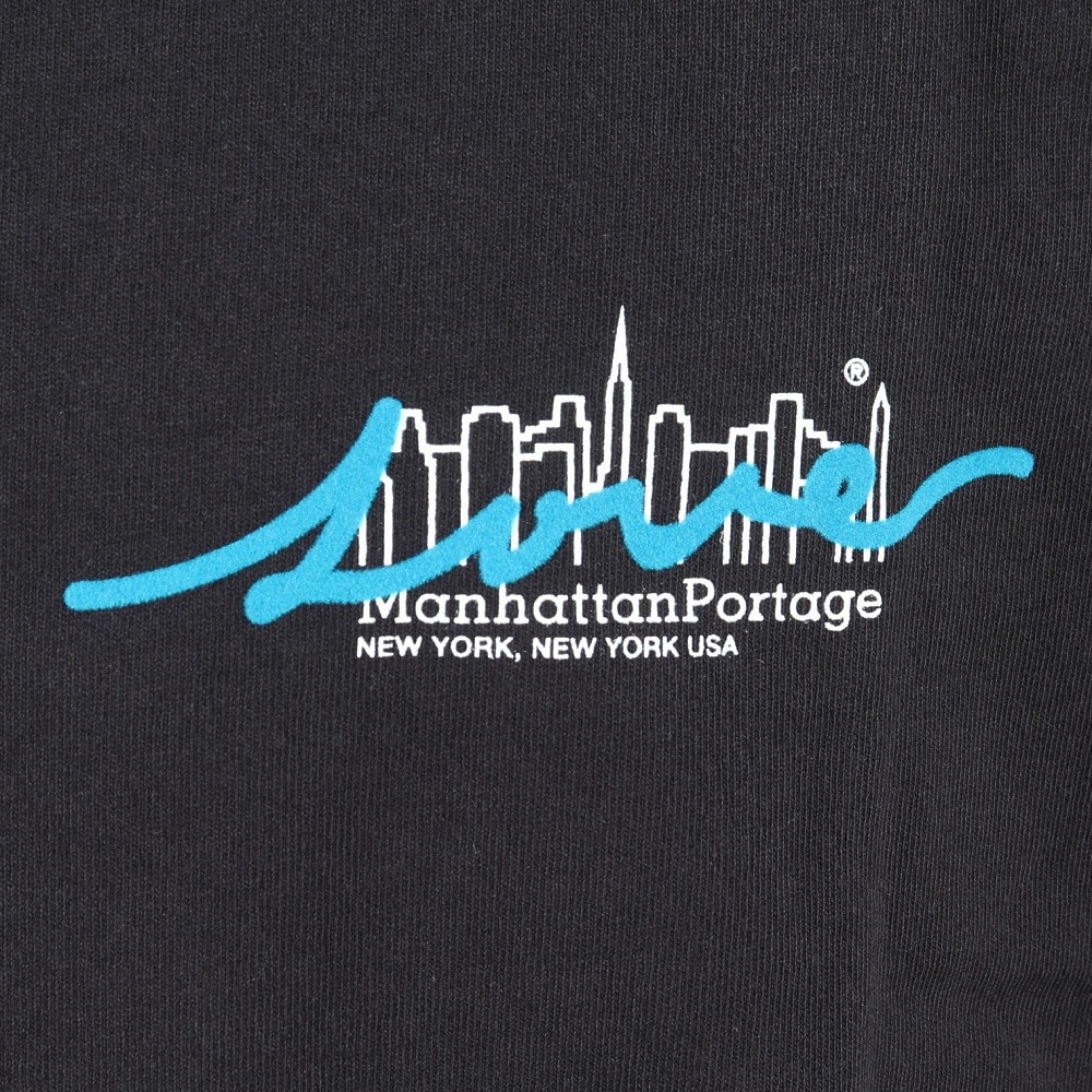 マンハッタンポーテージ（ManhattanPortage）（メンズ）長袖プリントTシャツ 23FW-MP-M549 BLK
