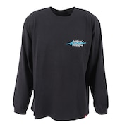 (メンズ)長袖プリントTシャツ 23FW-MP-M549 BLK