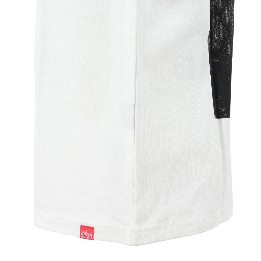 マンハッタンポーテージ（ManhattanPortage）（メンズ）長袖プリントTシャツ 23FW-MP-M549 WHT