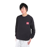 ManhattanPortage(メンズ)長袖プリントTシャツ MP-M371 BLK