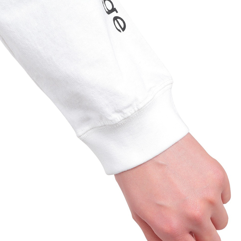 ManhattanPortage（メンズ）長袖プリントTシャツ MP-M371 WHT