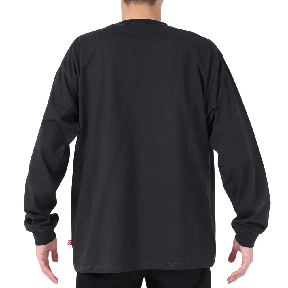 マナスタッシュ（MANASTASH）（メンズ）RE:CTN 長袖スキームロゴTシャツ 792-3230012 BLACK