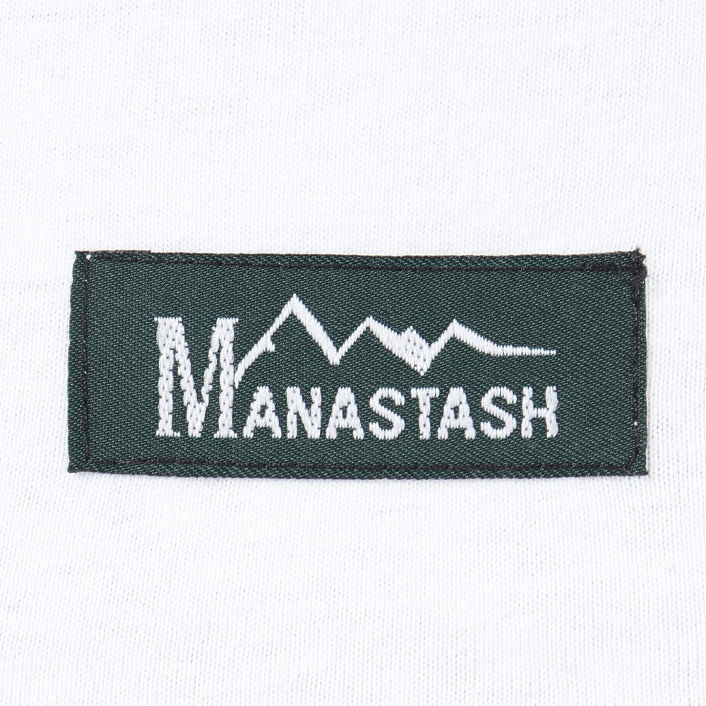 マナスタッシュ（MANASTASH）（メンズ）RE:CTN 長袖スキームロゴTシャツ 792-3230012 OFFWHT