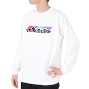 マナスタッシュ（MANASTASH）（メンズ）RE:CTN 長袖スキームロゴTシャツ 792-3230012 OFFWHT