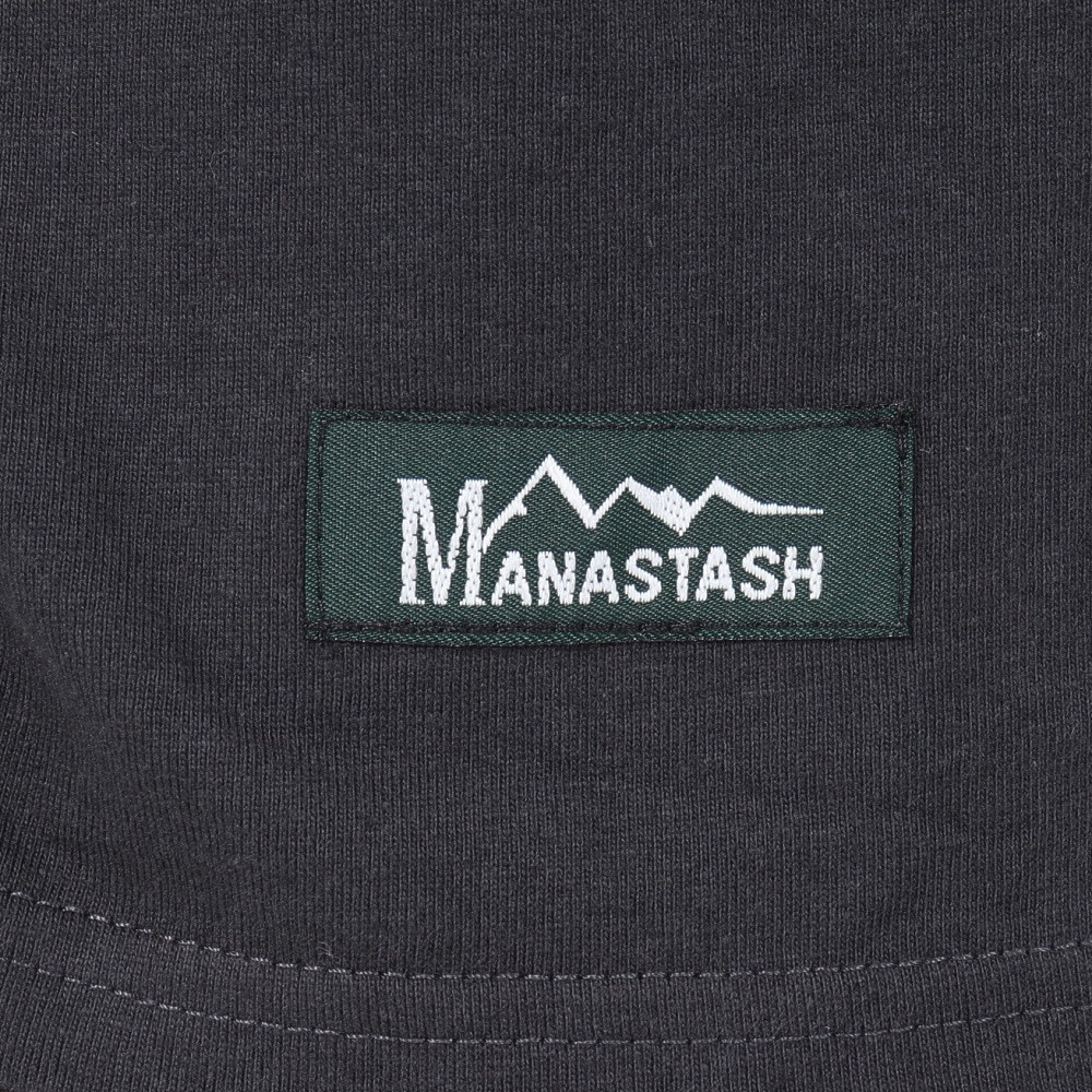 マナスタッシュ（MANASTASH）（メンズ）ラムバスロングスリーブTシャツ 792-3230013 BLACK