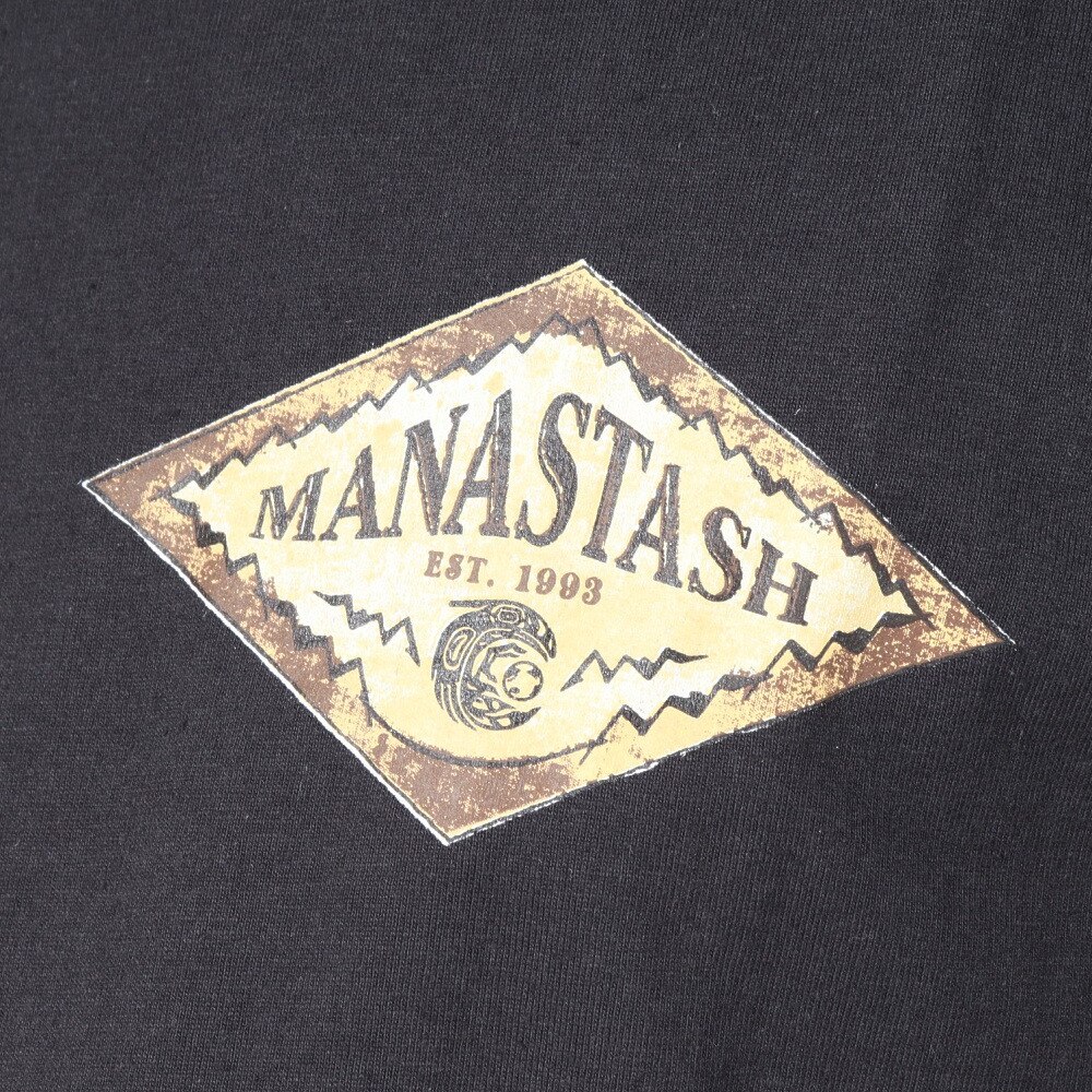 マナスタッシュ（MANASTASH）（メンズ）ラムバスロングスリーブTシャツ 792-3230013 BLACK