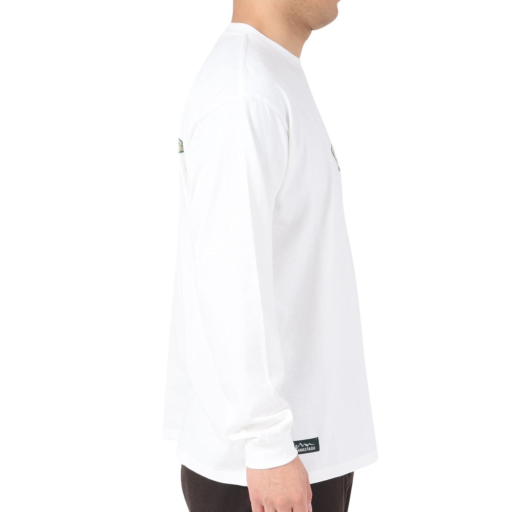 マナスタッシュ（MANASTASH）（メンズ）ラムバスロングスリーブTシャツ 792-3230013 OFFWHT