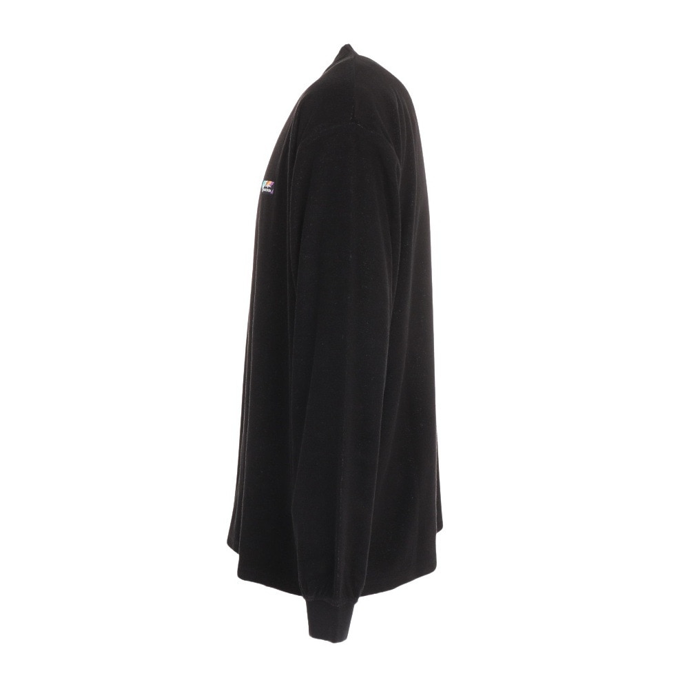 マナスタッシュ（MANASTASH）（メンズ）ナッグパイルポケットTシャツ 792-3230024 BLACK
