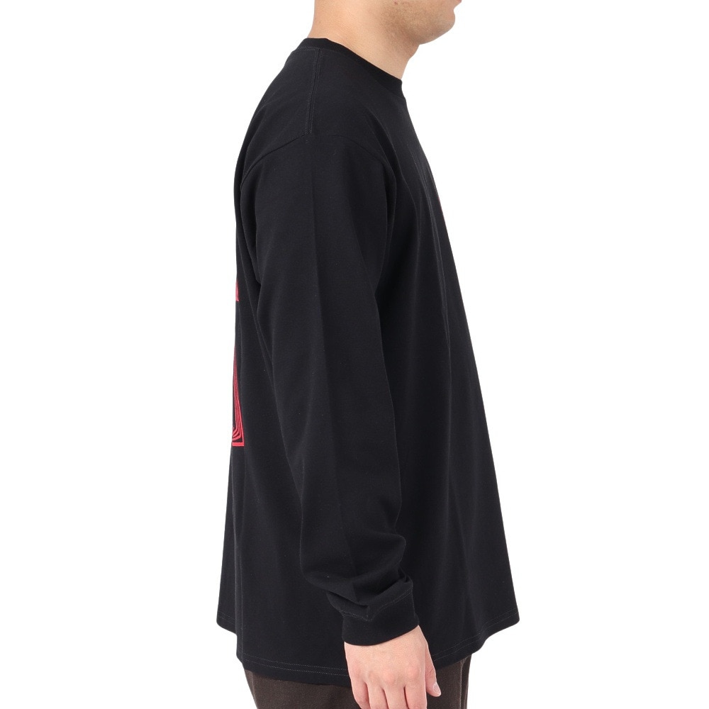 マナスタッシュ（MANASTASH）（メンズ）CiTee 長袖Tシャツ BOOK CLUB 792-3230025 BLACK