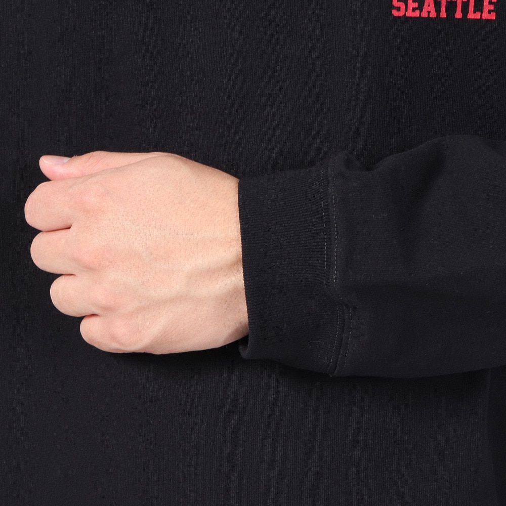 マナスタッシュ（MANASTASH）（メンズ）CiTee 長袖Tシャツ BOOK CLUB 792-3230025 BLACK