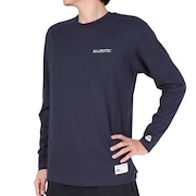 マジェスティック（MAJESTIC）（メンズ）長袖Tシャツ OT0323FW0003-NVY