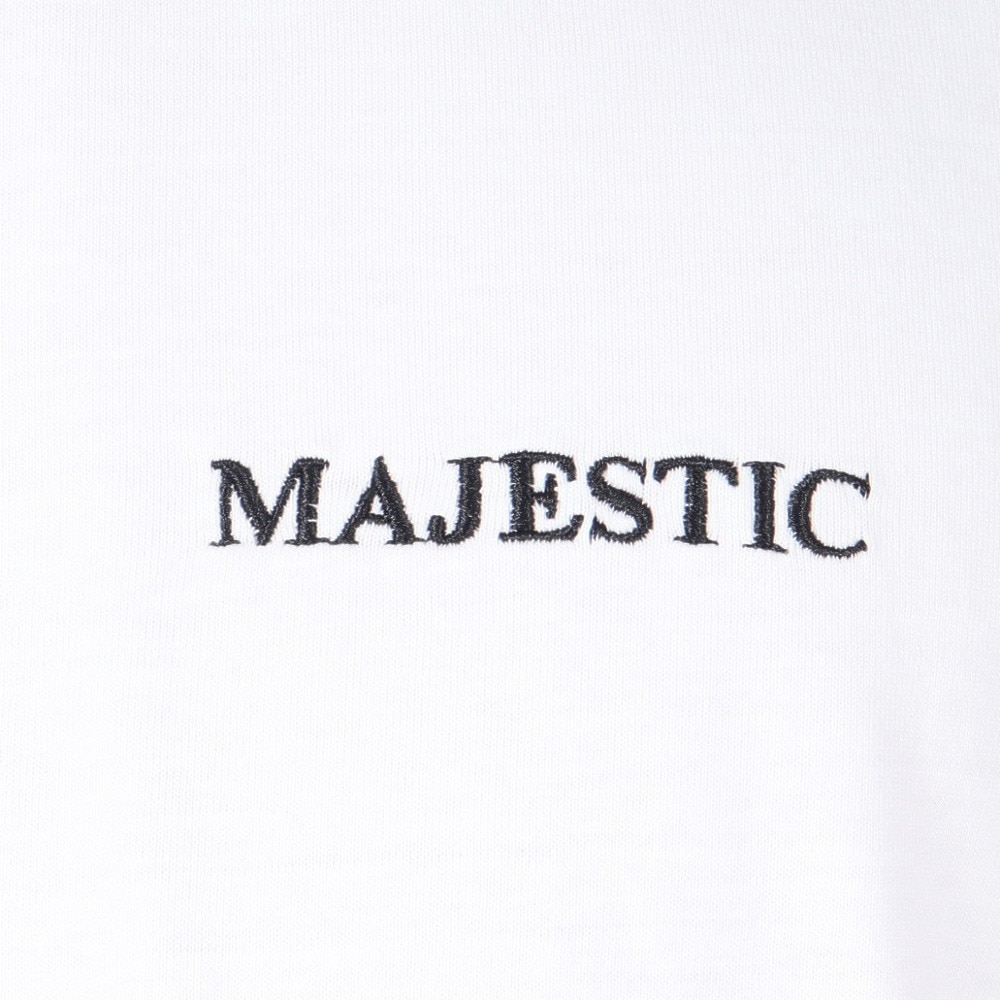 マジェスティック（MAJESTIC）（メンズ）長袖Tシャツ OT0323FW0003-WHT