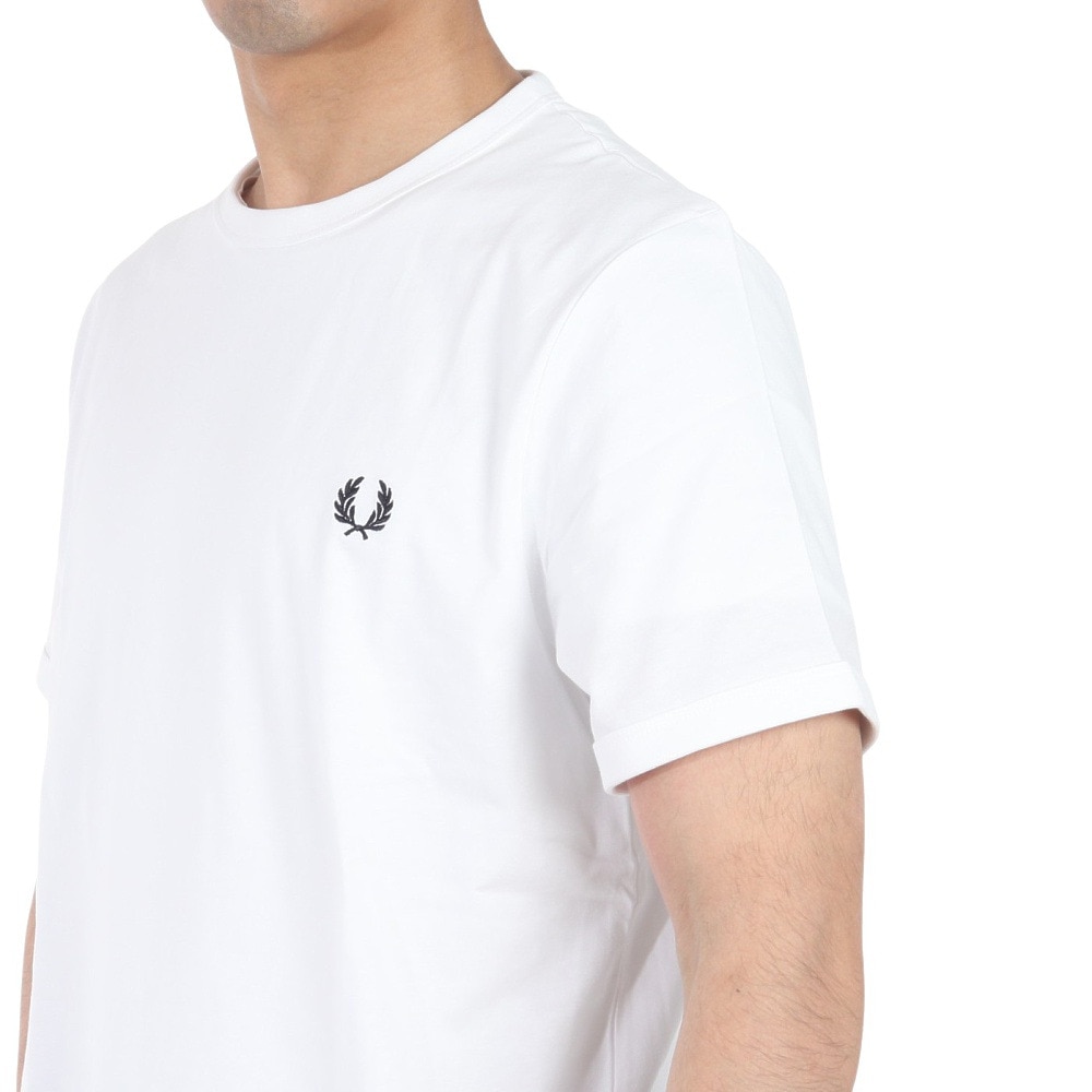 フレッドペリー（FRED PERRY）（メンズ、レディース）RINGER Tシャツ M3519-100 24SS