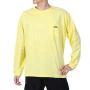 マナスタッシュ（MANASTASH）（メンズ）ベントロングスリーブTシャツ 792-4130003 YELLOW