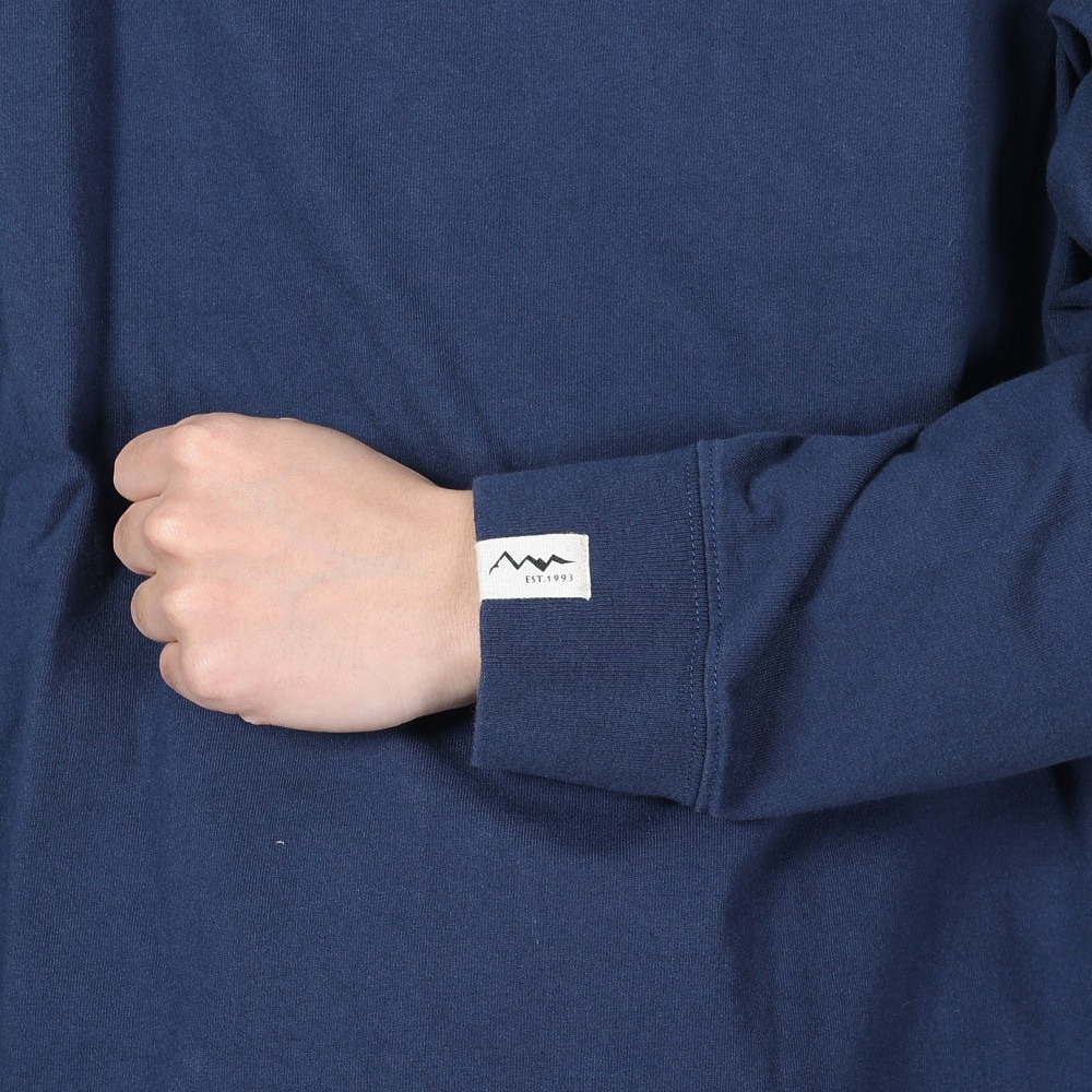 マナスタッシュ（MANASTASH）（メンズ）ドラゴン ロングスリーブTシャツ 792-4130012 NAVY