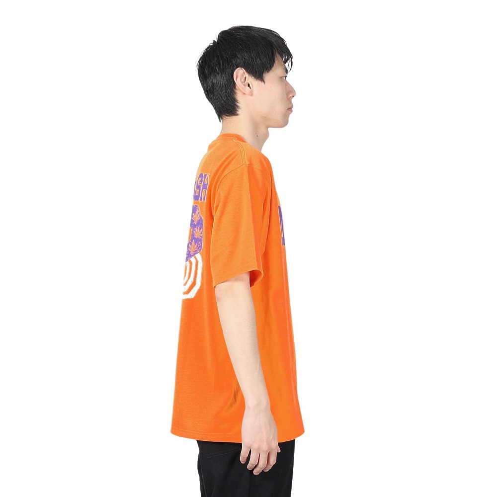 マナスタッシュ（MANASTASH）（メンズ）Tシャツ 93 792-4134007 ORANGE