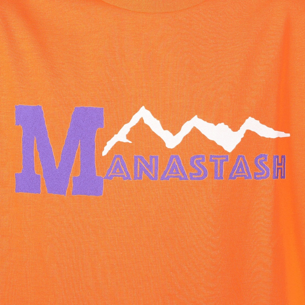 マナスタッシュ（MANASTASH）（メンズ）Tシャツ 93 792-4134007 ORANGE