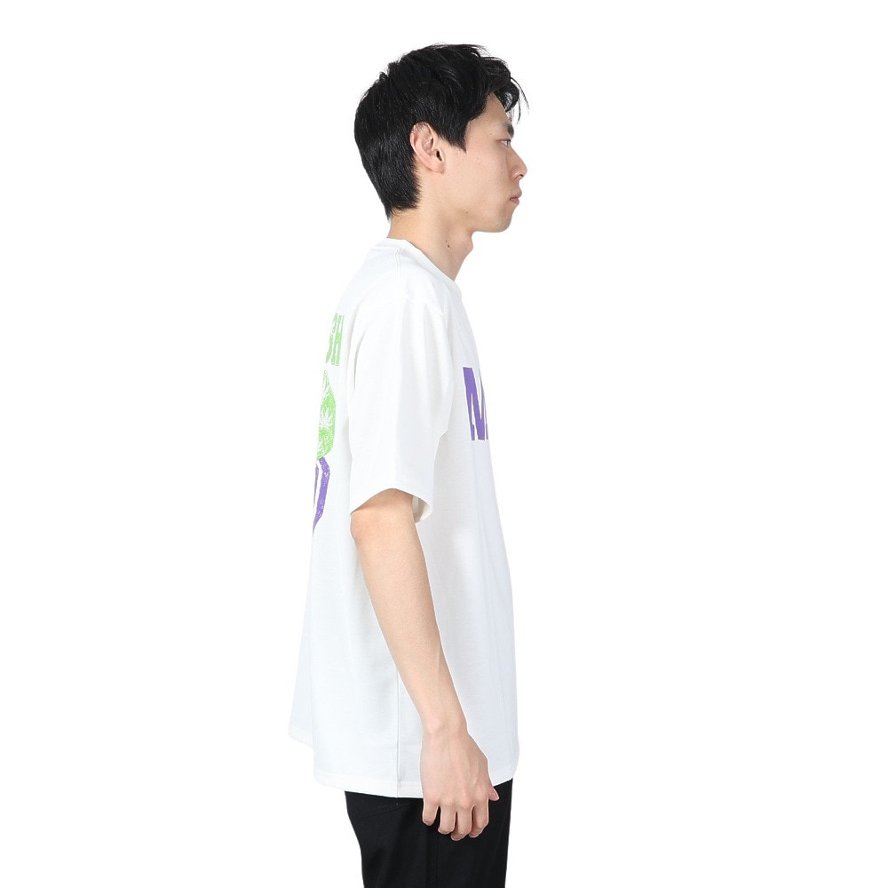 マナスタッシュ（MANASTASH）（メンズ）Tシャツ 93 792-4134007 WHITE