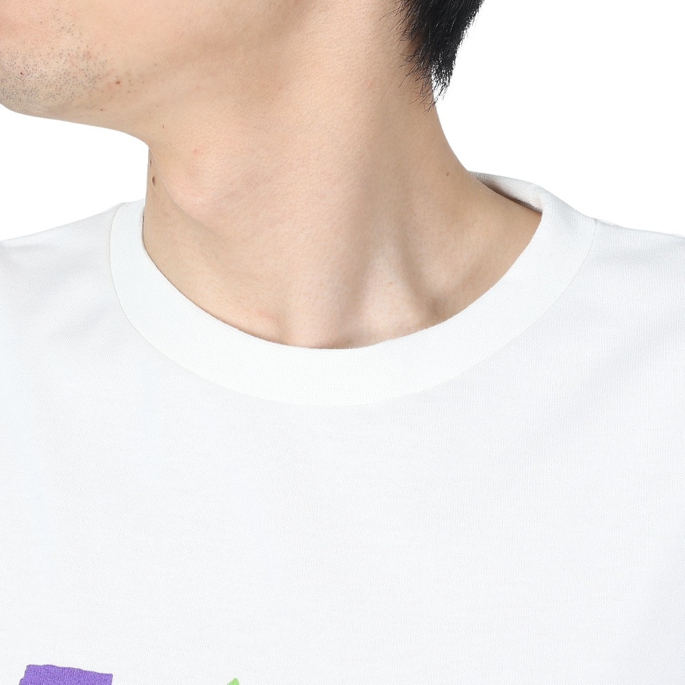 マナスタッシュ（MANASTASH）（メンズ）Tシャツ 93 792-4134007 WHITE