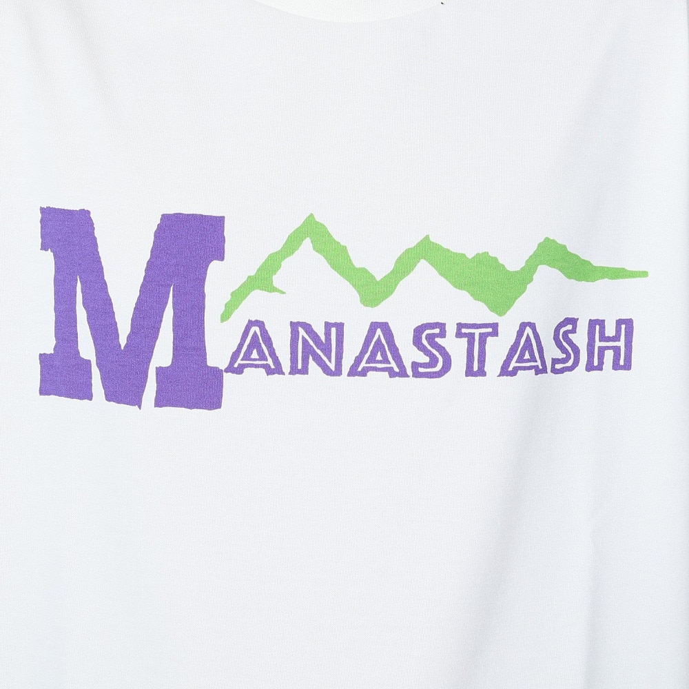 マナスタッシュ（MANASTASH）（メンズ）Tシャツ 93 792-4134007 WHITE