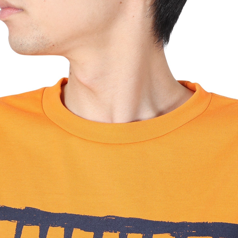 マナスタッシュ（MANASTASH）（メンズ）Tシャツ REMEMBER BE FUN 792-4134008 ORANGE