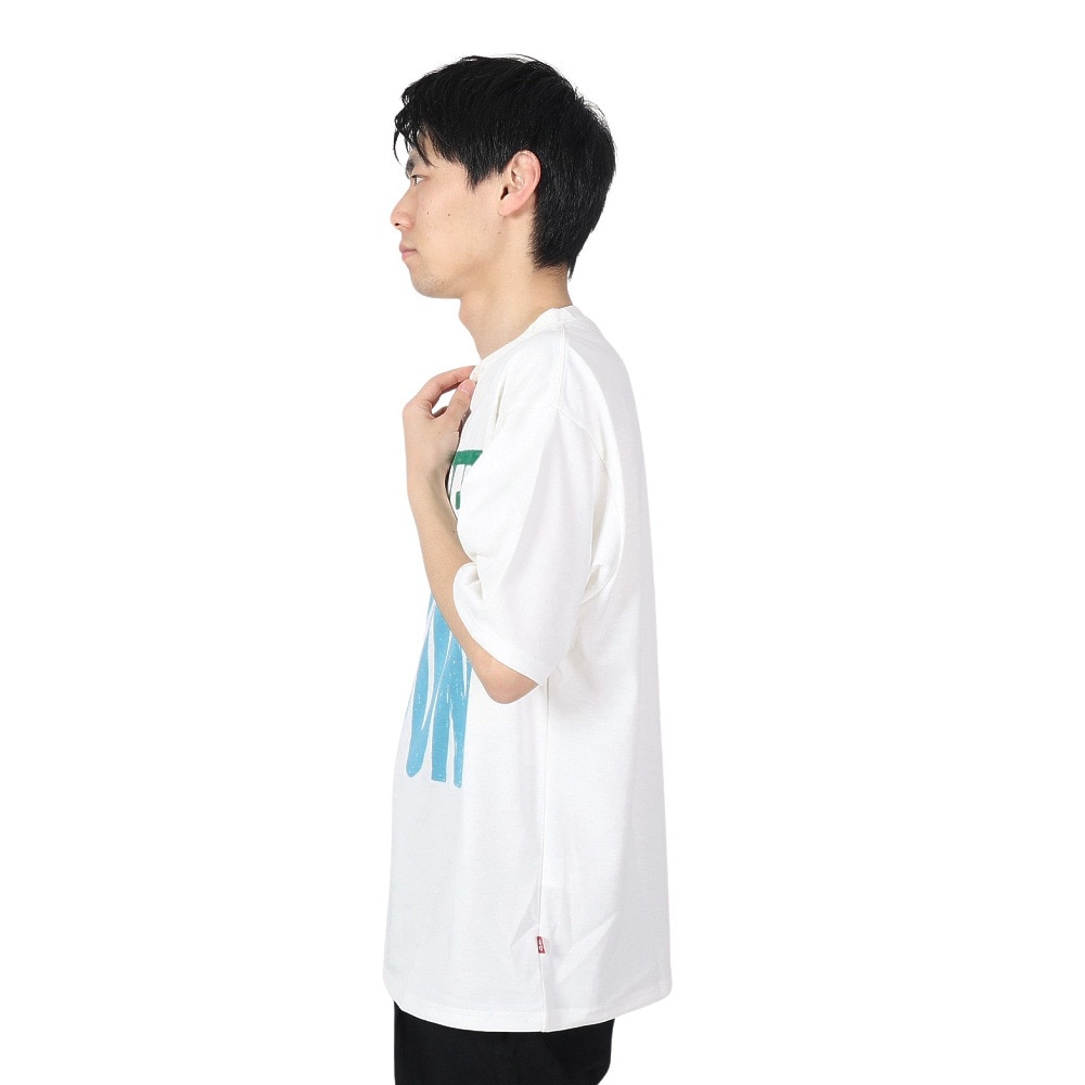 マナスタッシュ（MANASTASH）（メンズ）Tシャツ REMEMBER BE FUN 792-4134008 WHITE