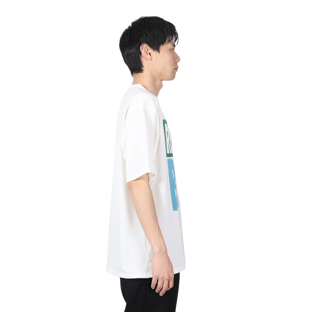 マナスタッシュ（MANASTASH）（メンズ）Tシャツ REMEMBER BE FUN 792-4134008 WHITE