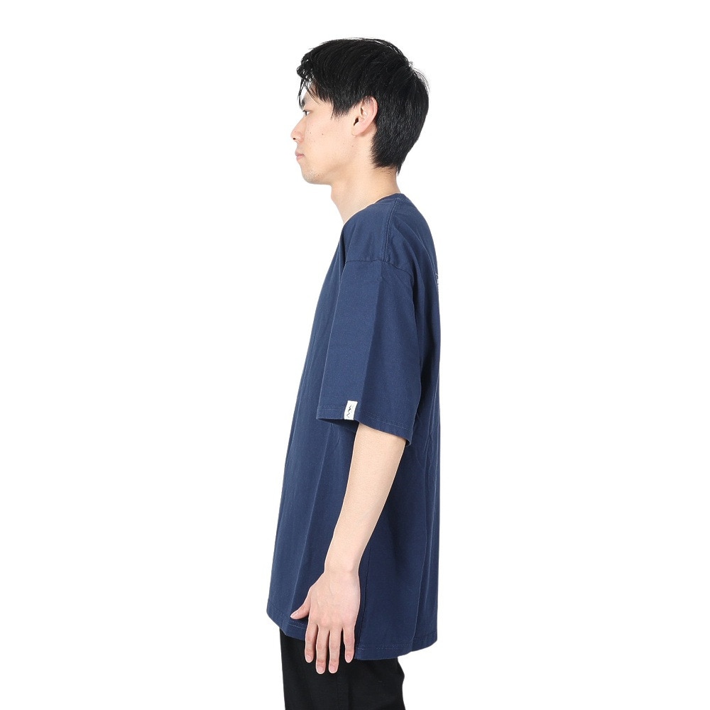 マナスタッシュ（MANASTASH）（メンズ）ドラゴンTシャツ 792-4134015 NAVY