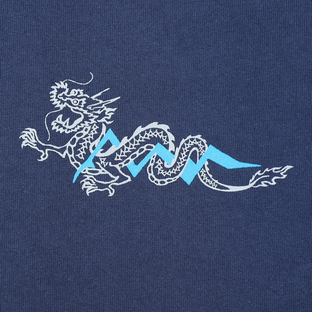 マナスタッシュ（MANASTASH）（メンズ）ドラゴンTシャツ 792-4134015 NAVY