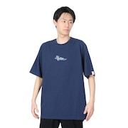 マナスタッシュ（MANASTASH）（メンズ）ドラゴンTシャツ 792-4134015 NAVY