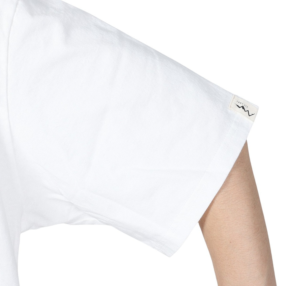 マナスタッシュ（MANASTASH）（メンズ）ドラゴンTシャツ 792-4134015 WHITE