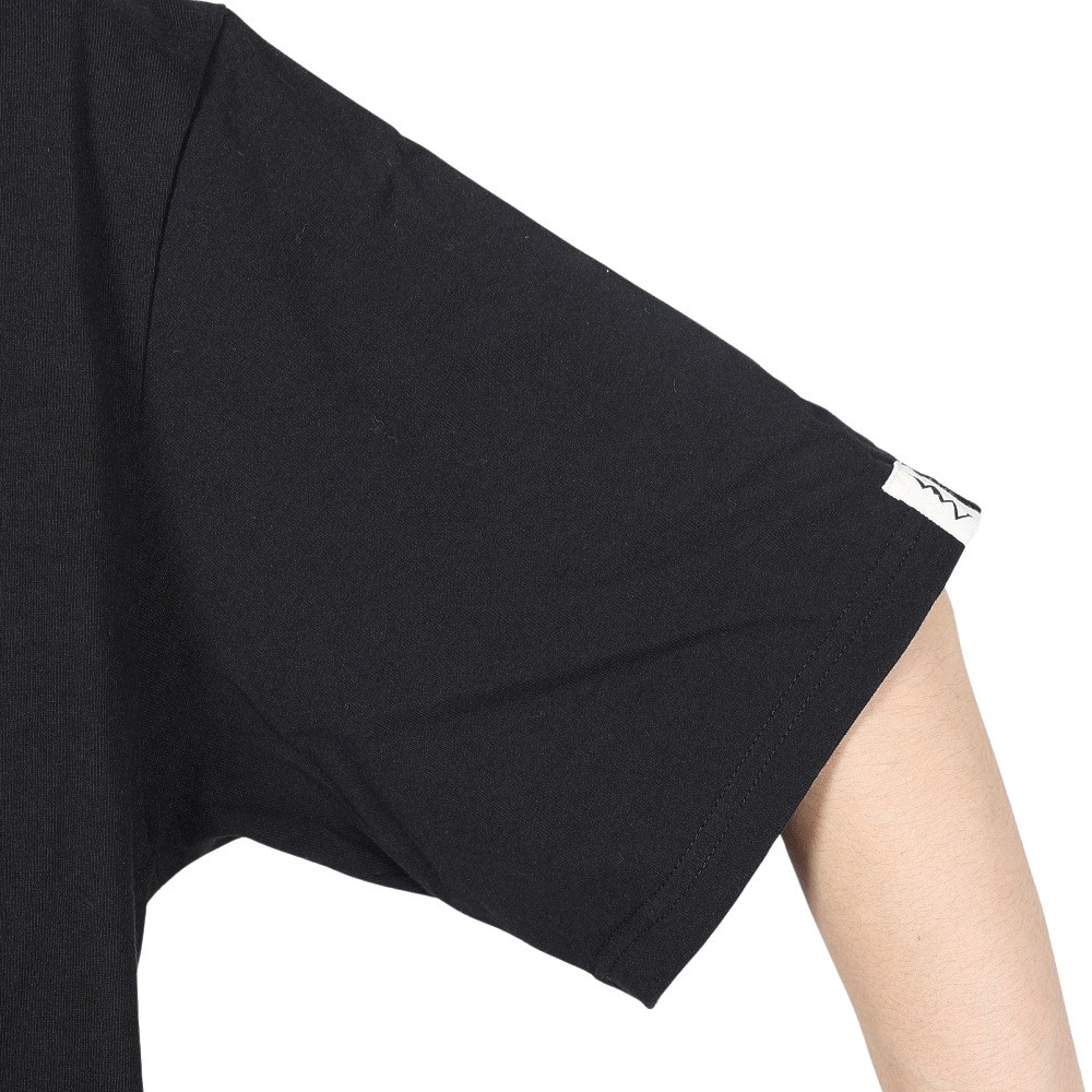マナスタッシュ（MANASTASH）（メンズ）カタカナロゴTシャツ 792-4134016 BLACK