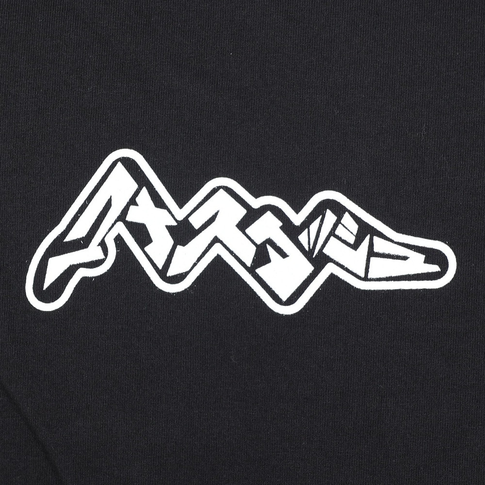 マナスタッシュ（MANASTASH）（メンズ）カタカナロゴTシャツ 792-4134016 BLACK