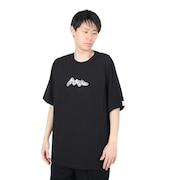 マナスタッシュ（MANASTASH）（メンズ）カタカナロゴTシャツ 792-4134016 BLACK