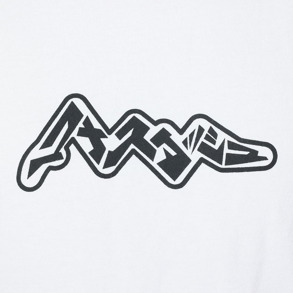 マナスタッシュ（MANASTASH）（メンズ）カタカナロゴTシャツ 792-4134016 WHITE