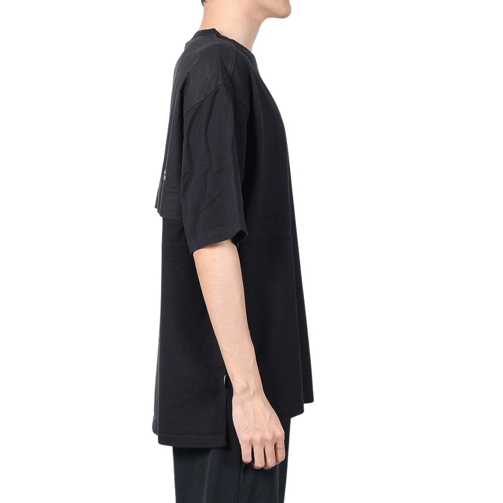 マナスタッシュ（MANASTASH）（メンズ）ベントTシャツ 792-4135003 BLACK