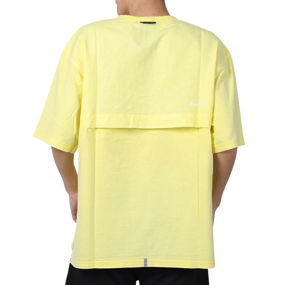 マナスタッシュ（MANASTASH）（メンズ）ベントTシャツ 792-4135003 YELLOW