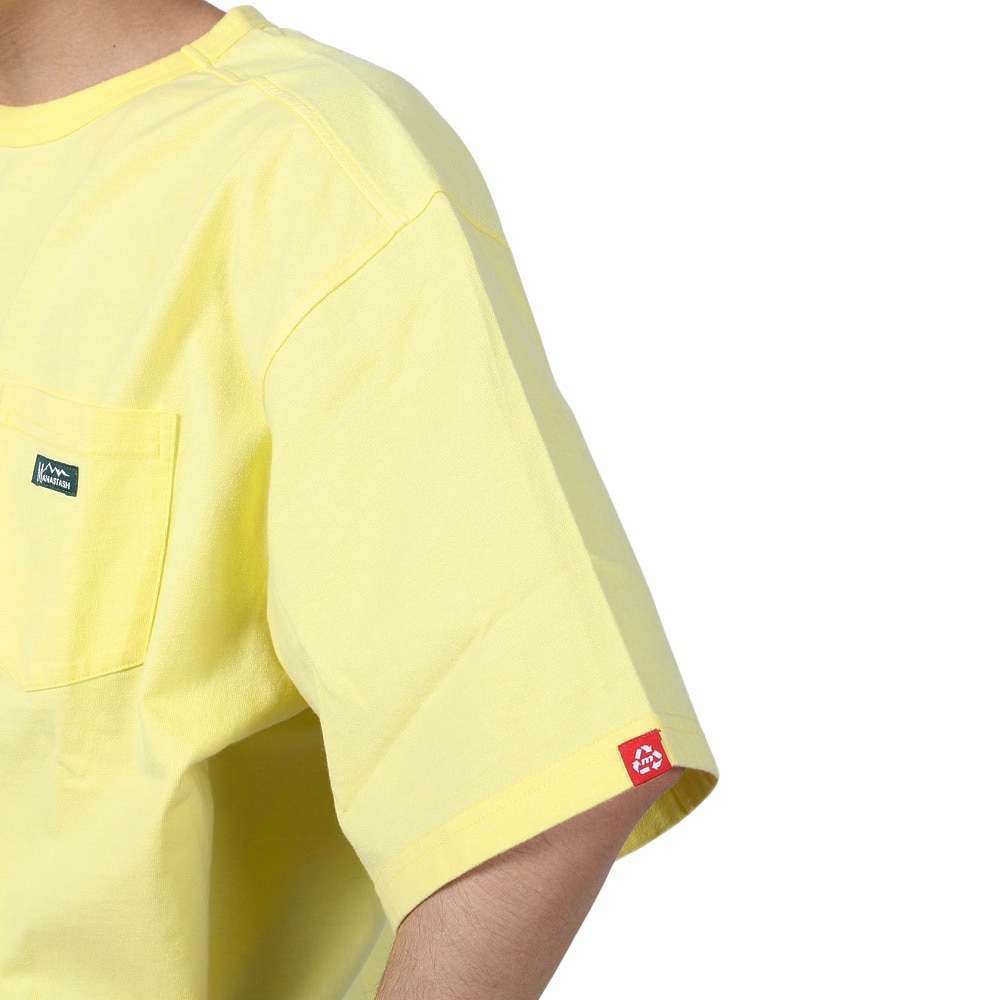 マナスタッシュ（MANASTASH）（メンズ）ベントTシャツ 792-4135003 YELLOW