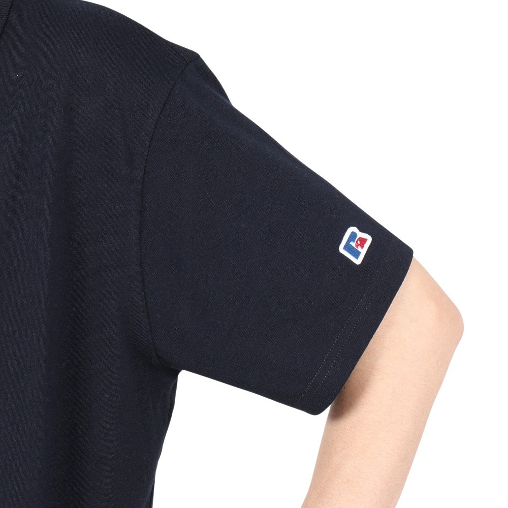 ラッセル（RUSSELL）（メンズ）T/C 半袖レギュラーTシャツ RBM24S0002 NVY