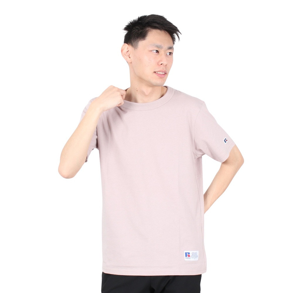 ラッセル（RUSSELL）（メンズ）T/C 半袖レギュラーTシャツ RBM24S0002 PNK