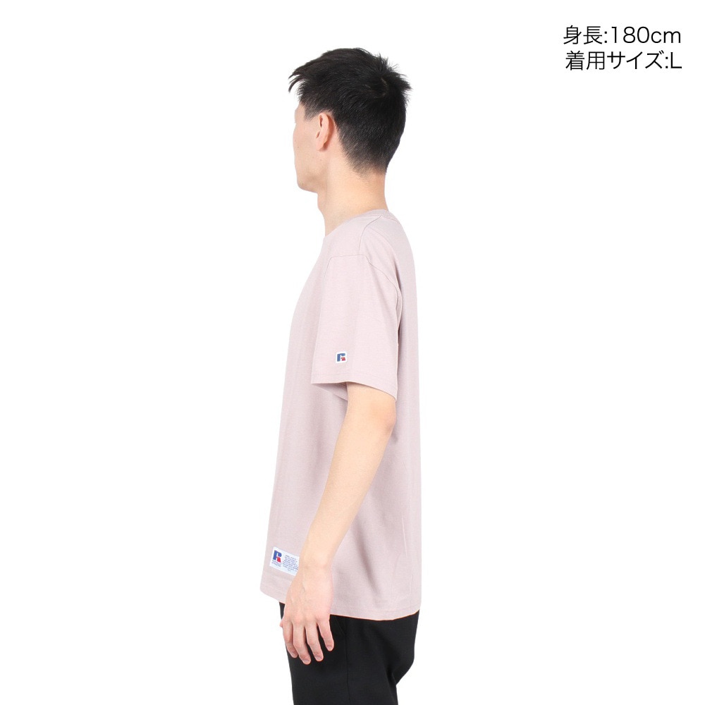 ラッセル（RUSSELL）（メンズ）T/C 半袖レギュラーTシャツ RBM24S0002 PNK