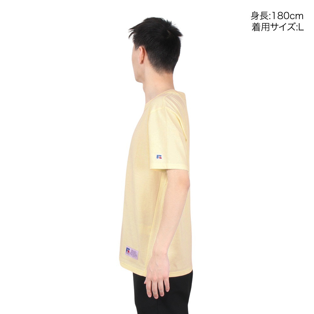 ラッセル（RUSSELL）（メンズ）T/C 半袖レギュラーTシャツ RBM24S0002 YEL