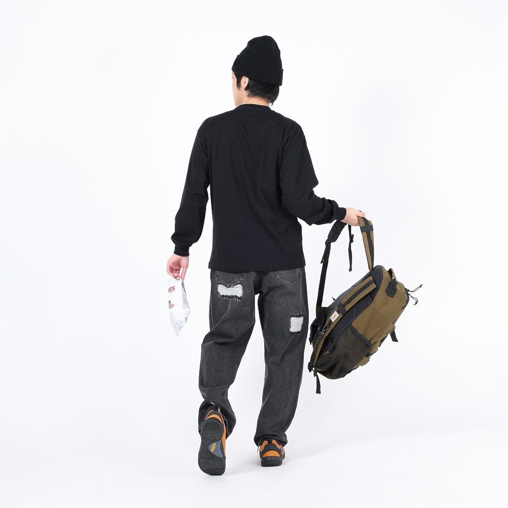 エクストララージ（XLARGE）（メンズ）ウォーキングエイプ 長袖Tシャツ 101241011001-BLACK