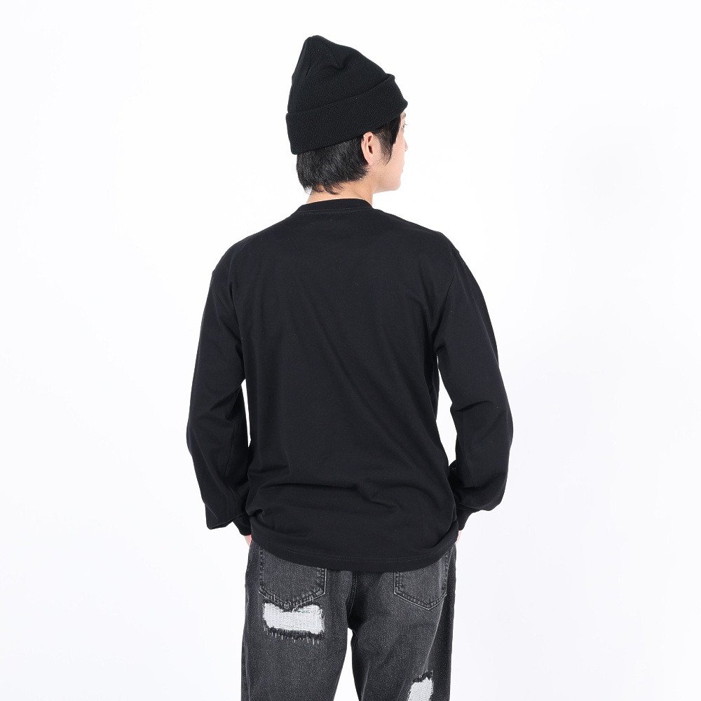 エクストララージ（XLARGE）（メンズ）ウォーキングエイプ 長袖Tシャツ 101241011001-BLACK