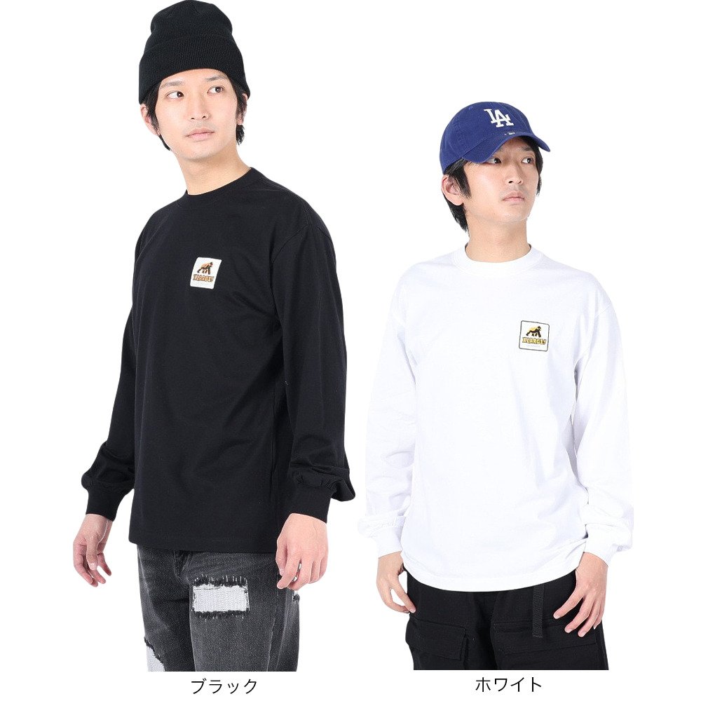 エクストララージ（XLARGE）（メンズ）ウォーキングエイプ 長袖Tシャツ 101241011001-BLACK