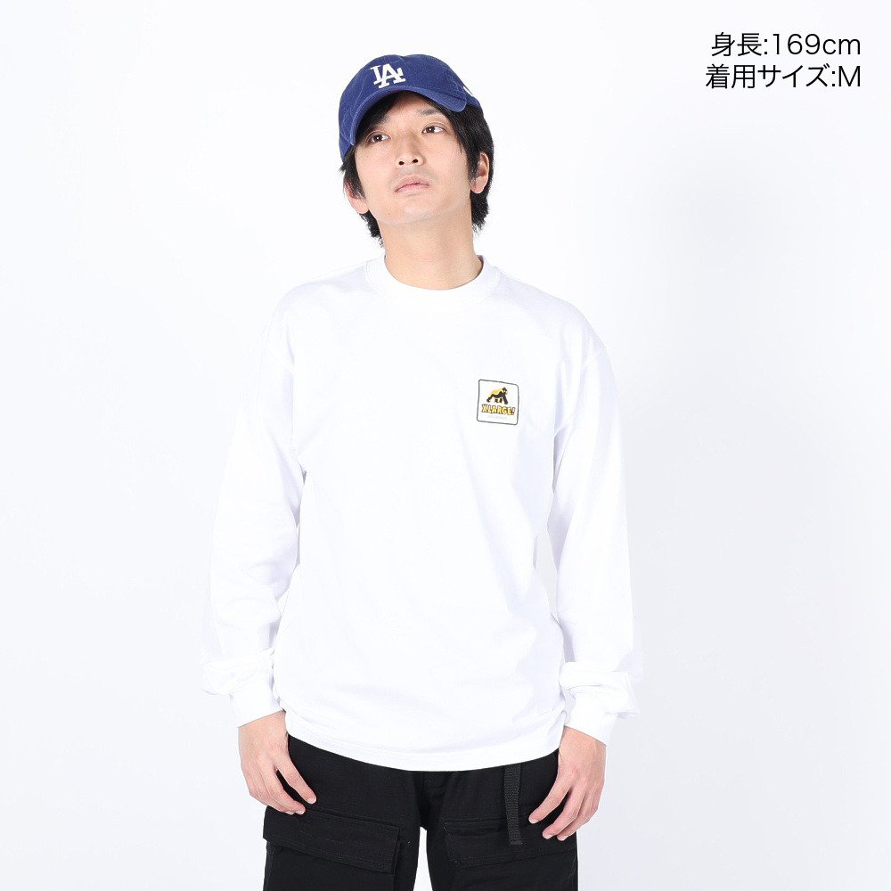 エクストララージ（XLARGE）（メンズ）ウォーキングエイプ 長袖Tシャツ 101241011001-WHITE