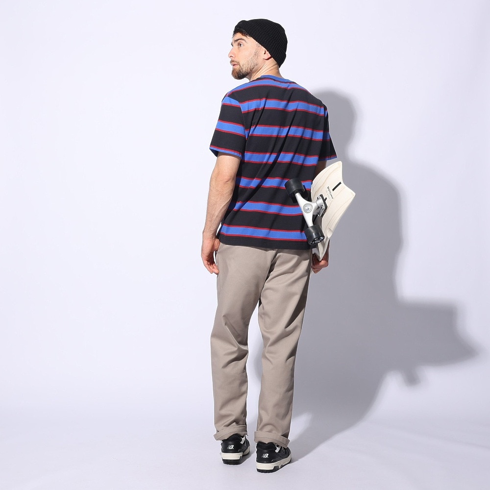 エクストララージ（XLARGE）（メンズ）XL91 ストライプ ショートスリーブ Tシャツ 101241011013-BLUE