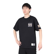 エクストララージ（XLARGE）（メンズ）ベースボール ショートスリーブ Tシャツ 101241011016-BLACK
