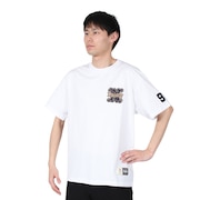 エクストララージ（XLARGE）（メンズ）ベースボール ショートスリーブ Tシャツ101241011016-WHITE